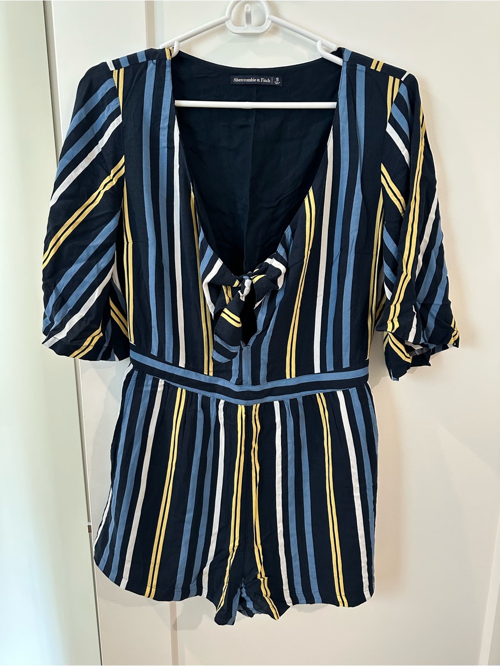 Abercrombie & Fitch Navy Shirt with Logo Label
